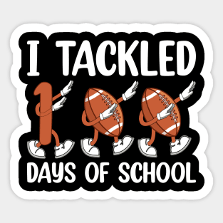 I tackled 100 days of school Sticker